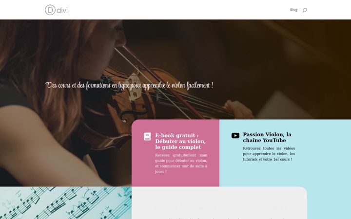 Snímek obrazovky apprendre-le-violon.fr
