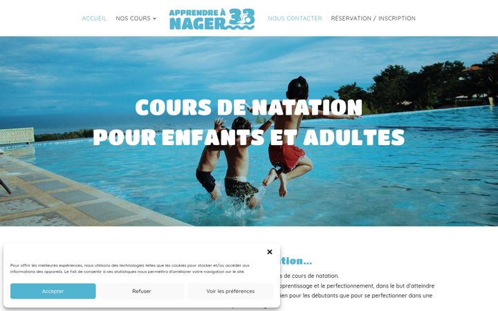 Screenshot of apprendreanager33.com