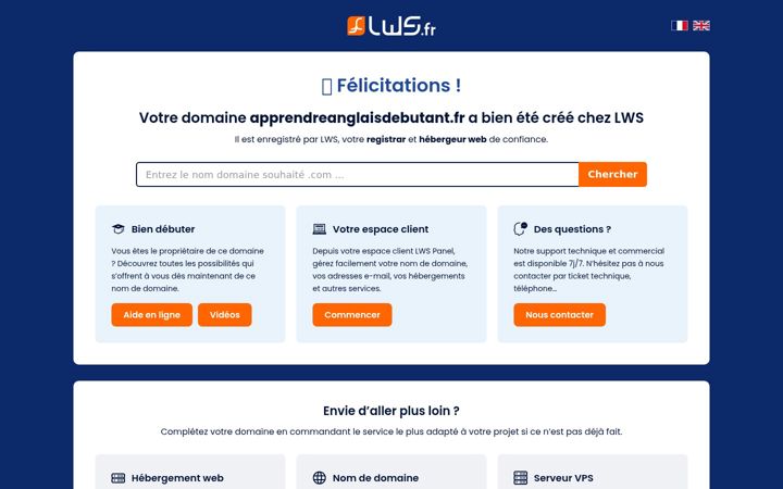 Screenshot of apprendreanglaisdebutant.fr