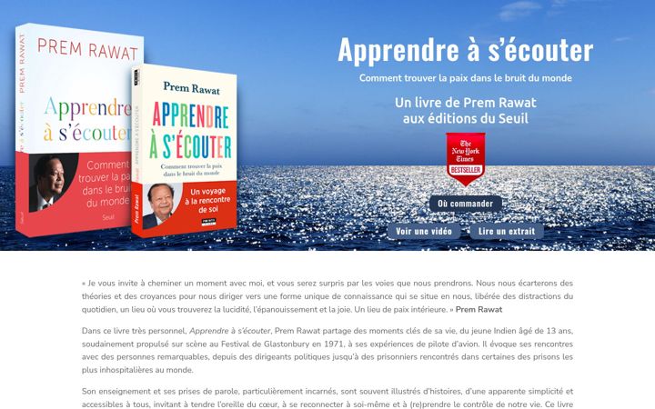 Skærmbillede af apprendreasecouterlivre.fr