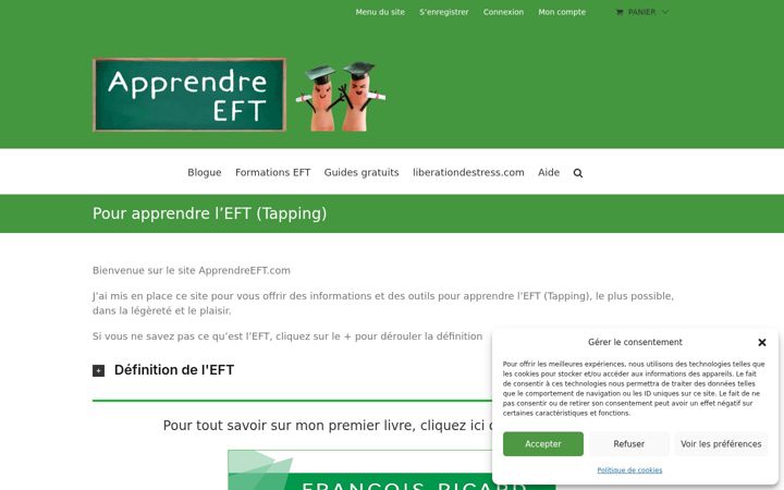 Screenshot of apprendreeft.com