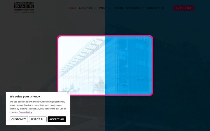 Képernyőkép: apprenticeshipbranding.co.uk