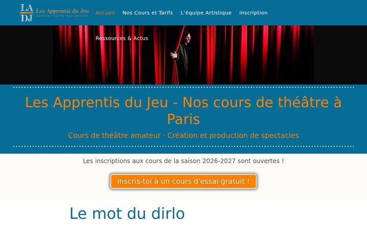 Screenshot of apprentisdujeu.fr