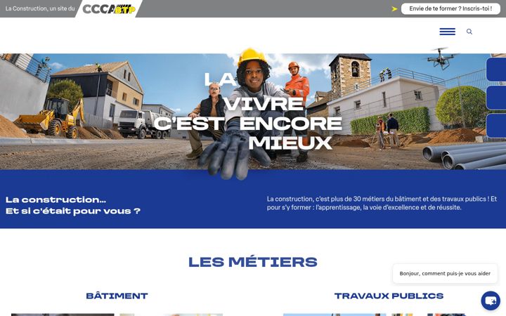 Screenshot of apprentissage-btp.com