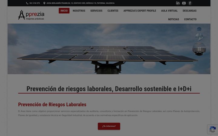 Kuvakaappaus sivustosta apprezia.com