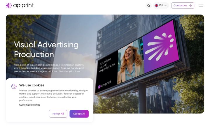 Screenshot of apprint.eu