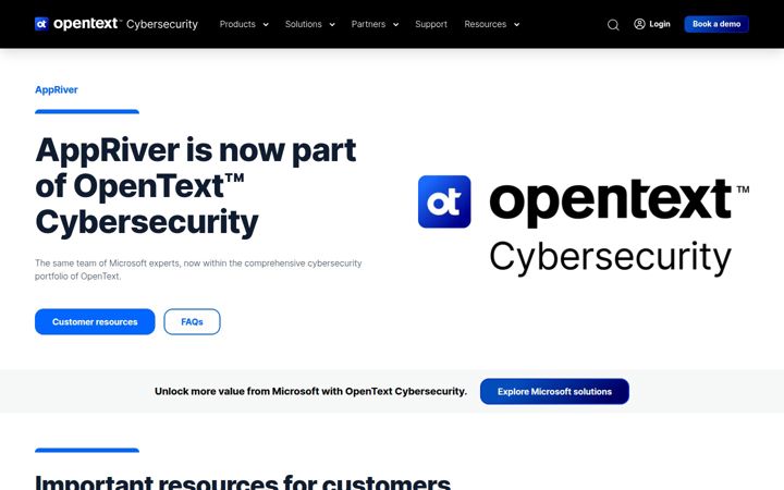Screenshot of appriver.com