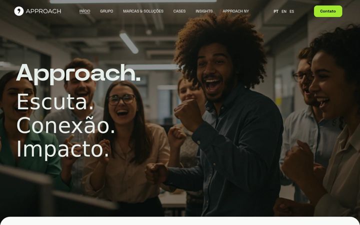 Screenshot of approach.com.br