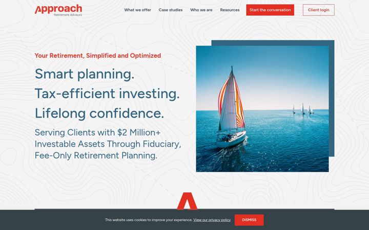 Screenshot of approachretirement.com