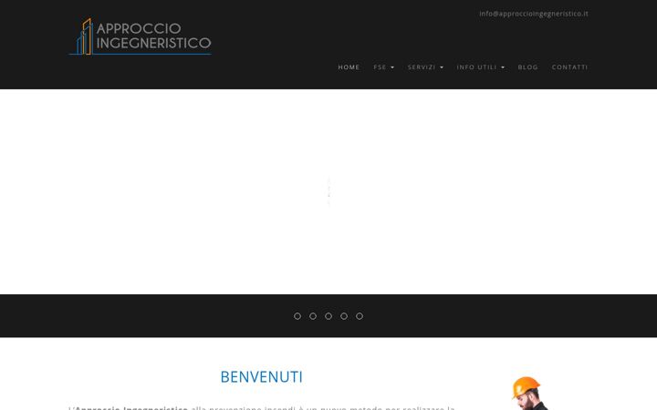 Screenshot of approccioingegneristico.it