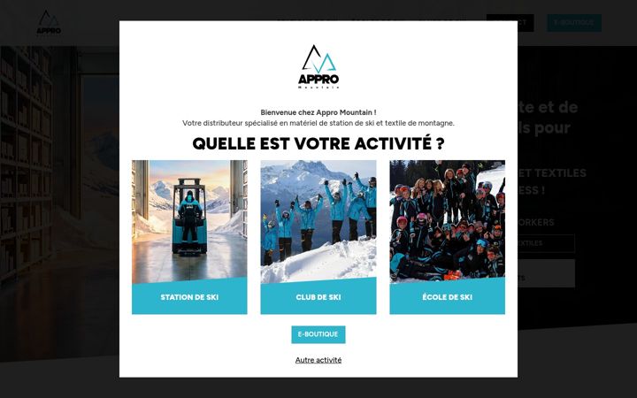 Screenshot of appromountain.com