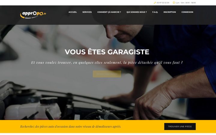 Screenshot of appropo.fr