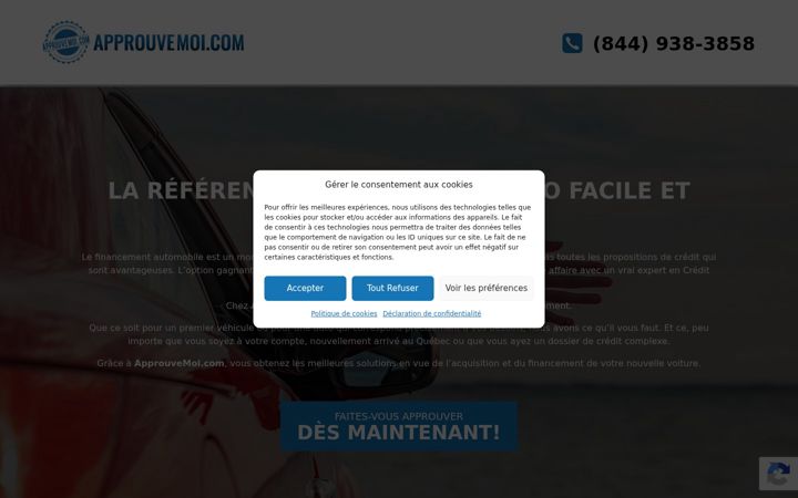 Screenshot of approuvemoi.com