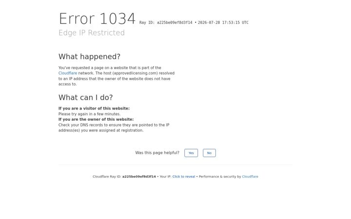 Screenshot of approvedlicensing.com