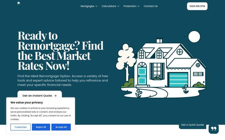 Screenshot of approvedmortgages.org