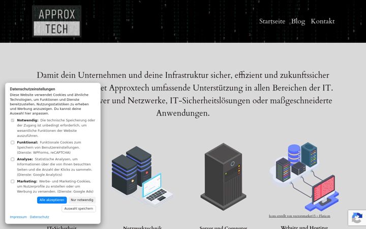 Screenshot of approxtech.de