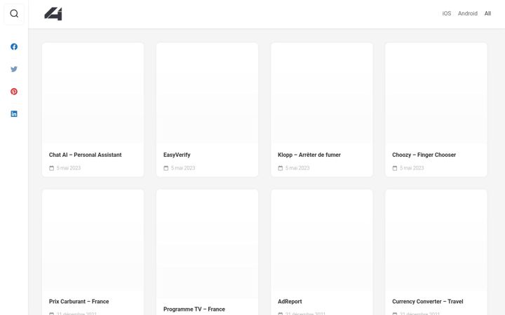 Screenshot of apps4fun.fr