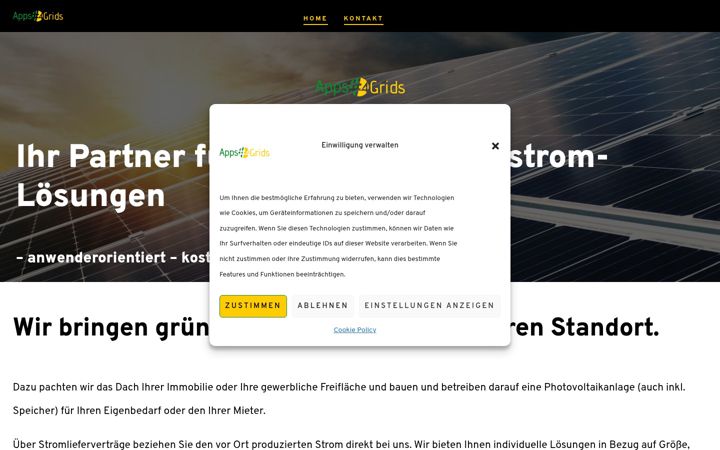 Screenshot of apps4grids.com