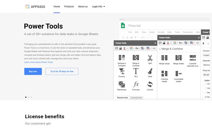 Screenshot of apps4gs.com