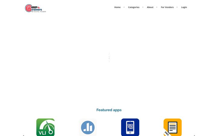 Screenshot di apps4trainers.org