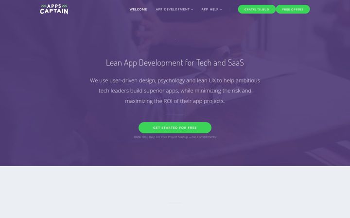Screenshot ta' appscaptain.com