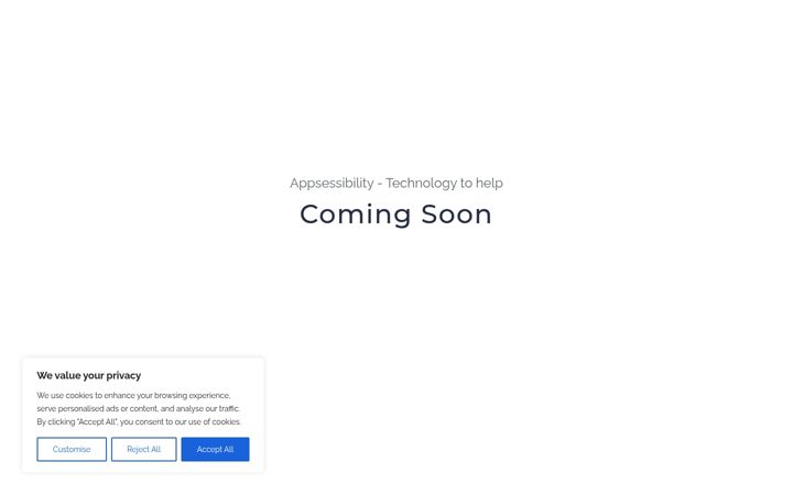 Screenshot of appsessibility.com