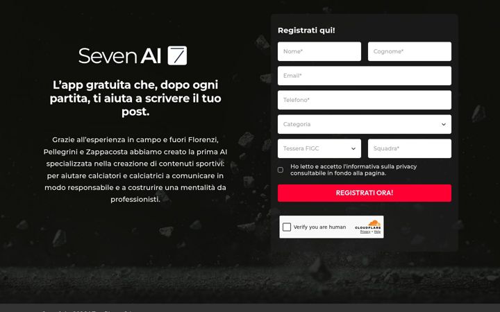 Screenshot of appseven.tech