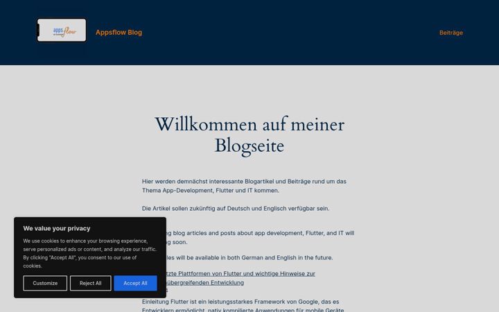 Screenshot of appsflow.blog
