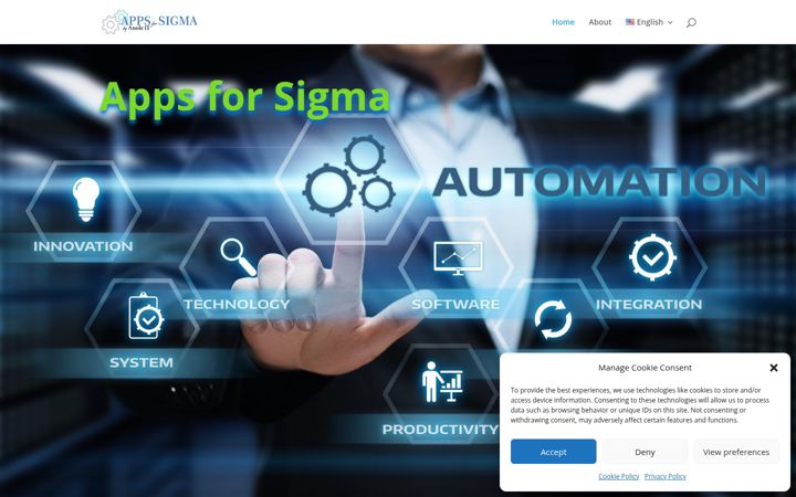 Screenshot di appsforsigma.com