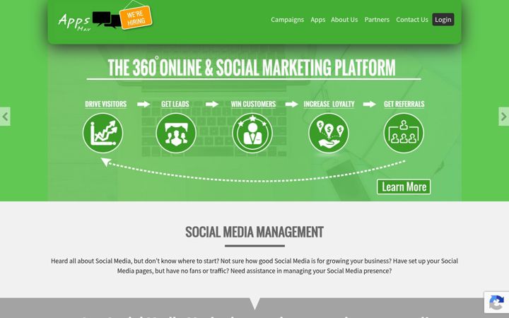 Screenshot of appsmav.com