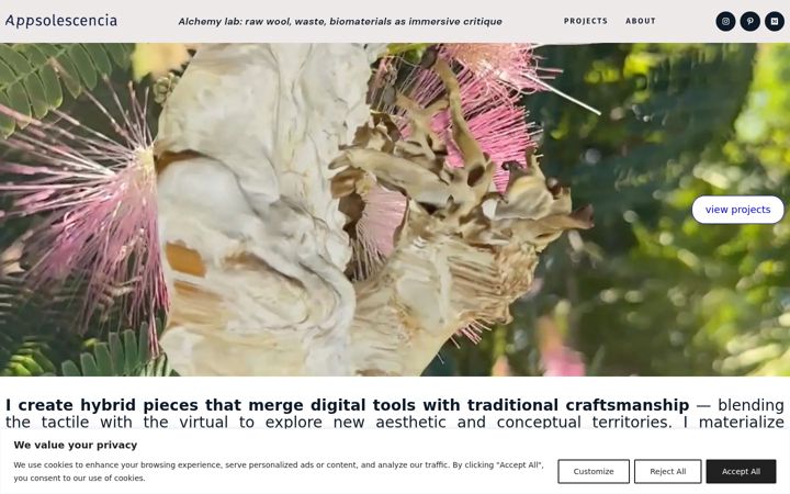 Screenshot von appsolescencia.com