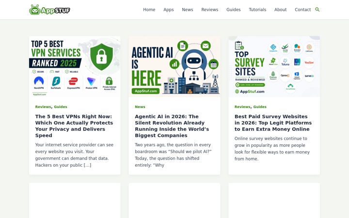 Screenshot of appstuf.com