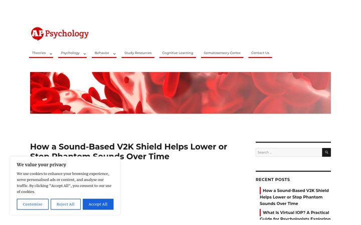 Screenshot of appsychology.com