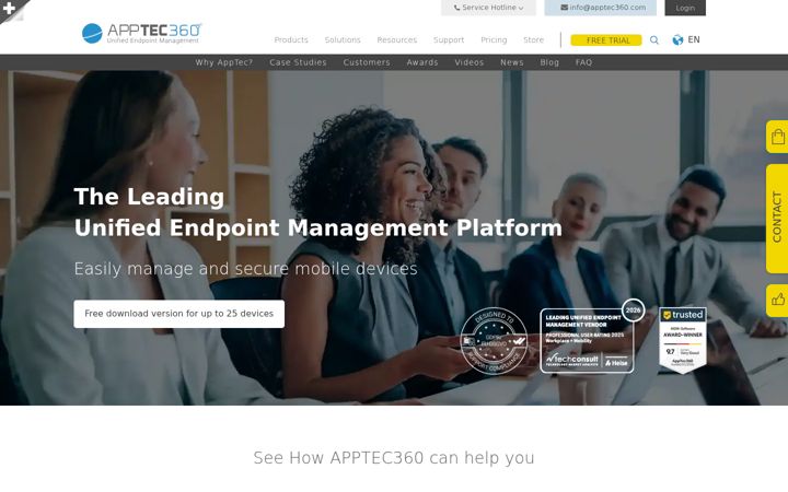 Screenshot of apptec360.com
