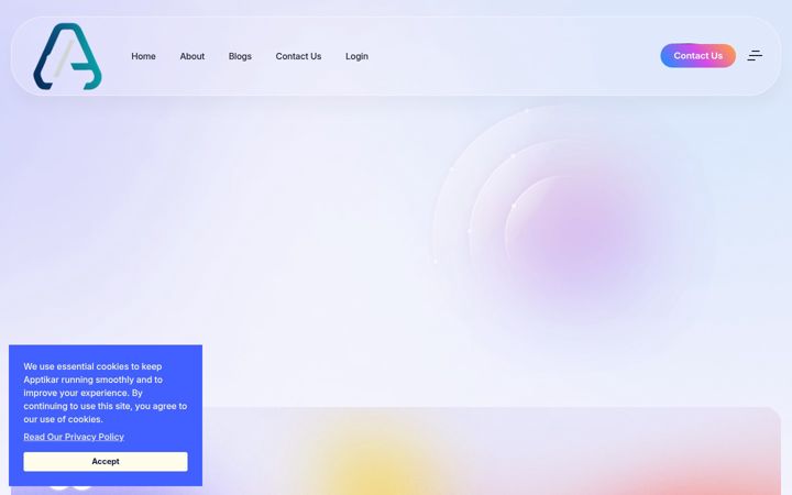 Screenshot of apptikar.com