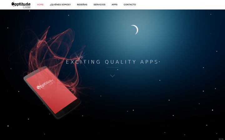 Screenshot of apptitudecode.com