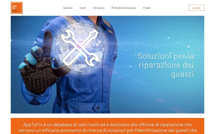 Screenshot of apptofix.com