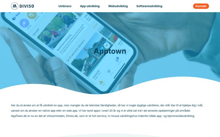 Screenshot of apptown.dk