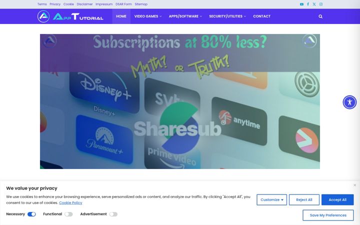 Screenshot of apptutorial.net