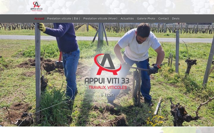 Screenshot ta' appuiviti33.fr