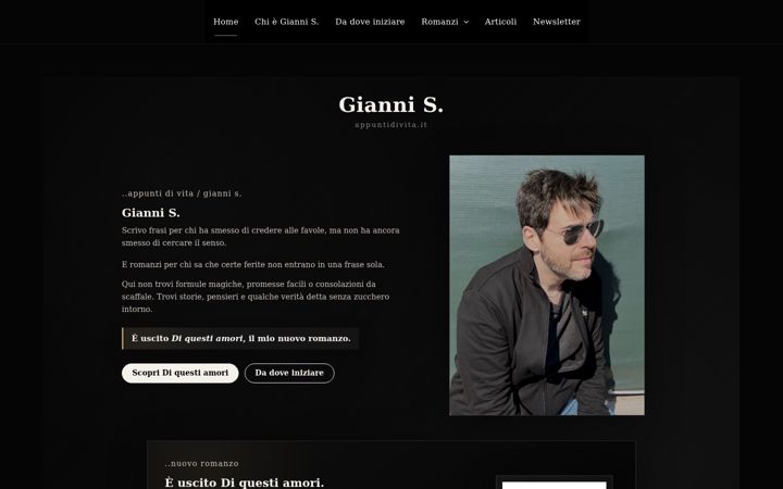 Screenshot of appuntidivita.it