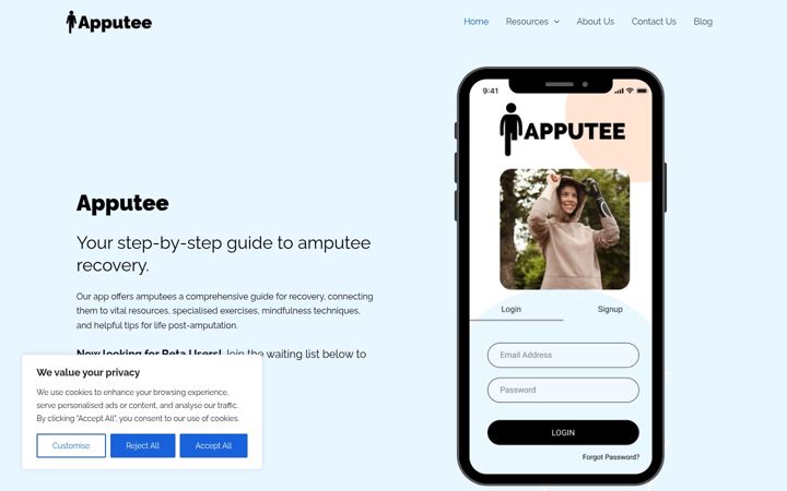 Screenshot of apputee.org