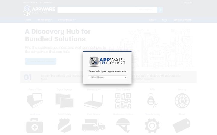 Ekrano kopija appwaresolutions.com