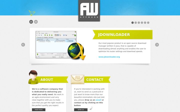 Screenshot of appwork.org