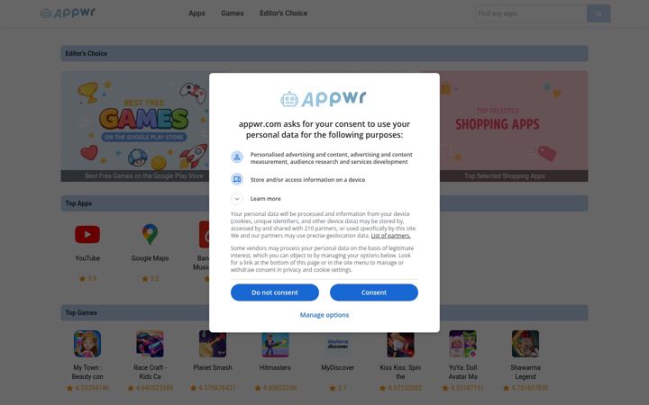 Screenshot of appwr.com