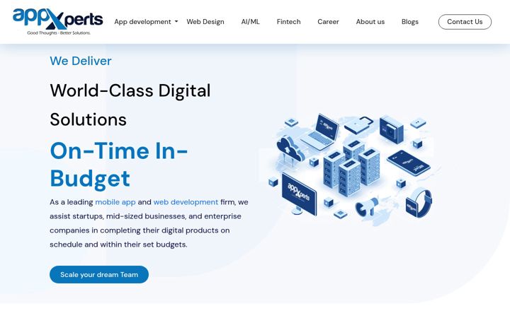 Screenshot of appxperts.in