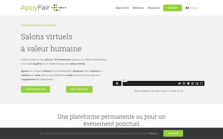 Ekraanipilt saidist appyfair.online