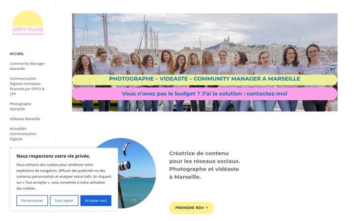 Kuvakaappaus sivustosta appyfilms.fr