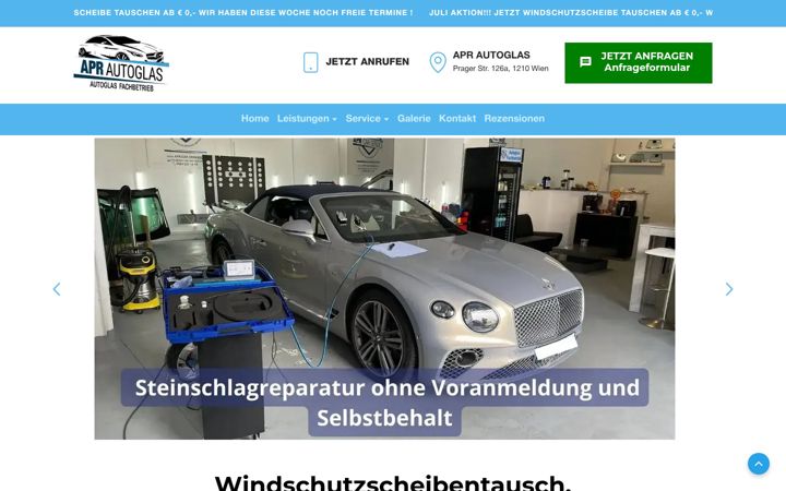 Screenshot of apr-car-service.at