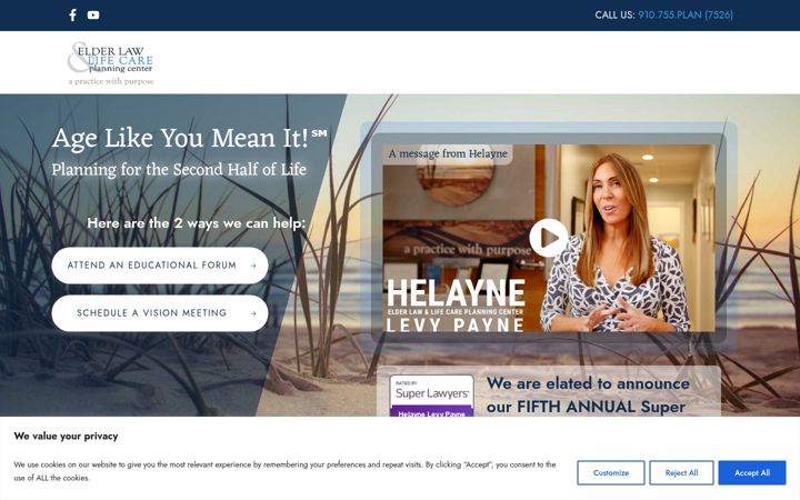 Screenshot of apracticewithpurpose.com